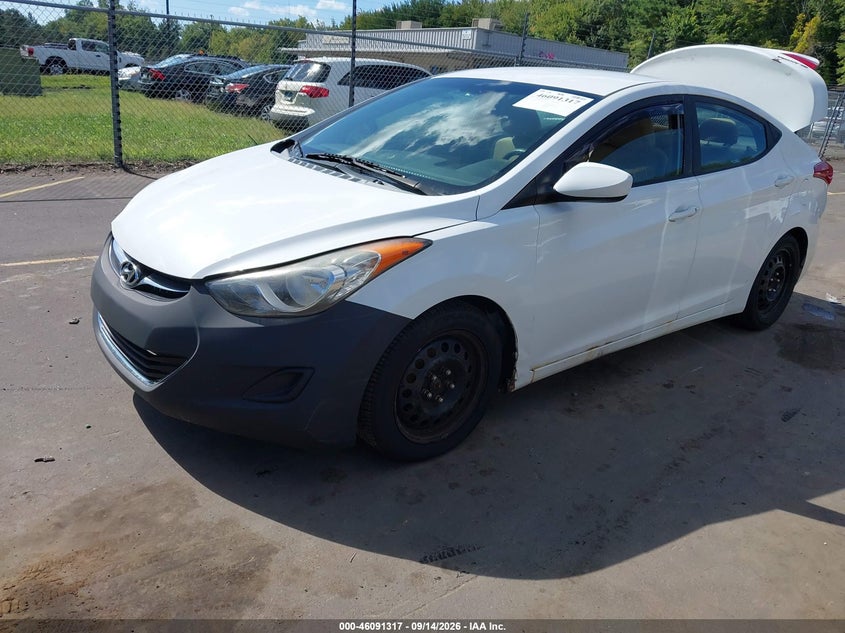 Vin: 5npdh4ae6ch145191, lot: 46590926, hyundai elantra gls 20122