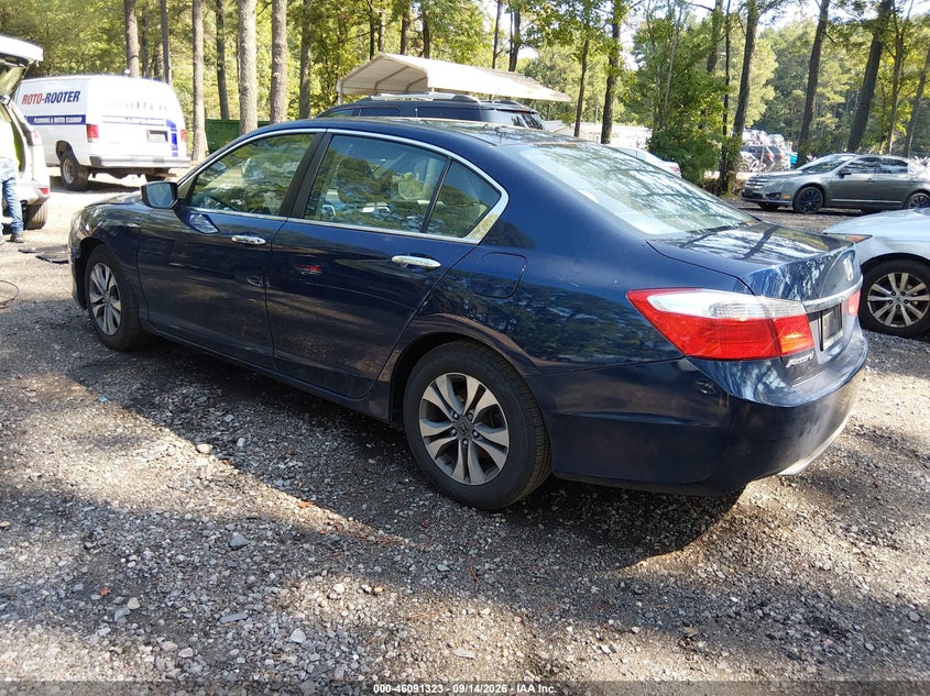 Vin: 1hgcr2f33ea175247, lot: 46590930, honda accord lx 20143
