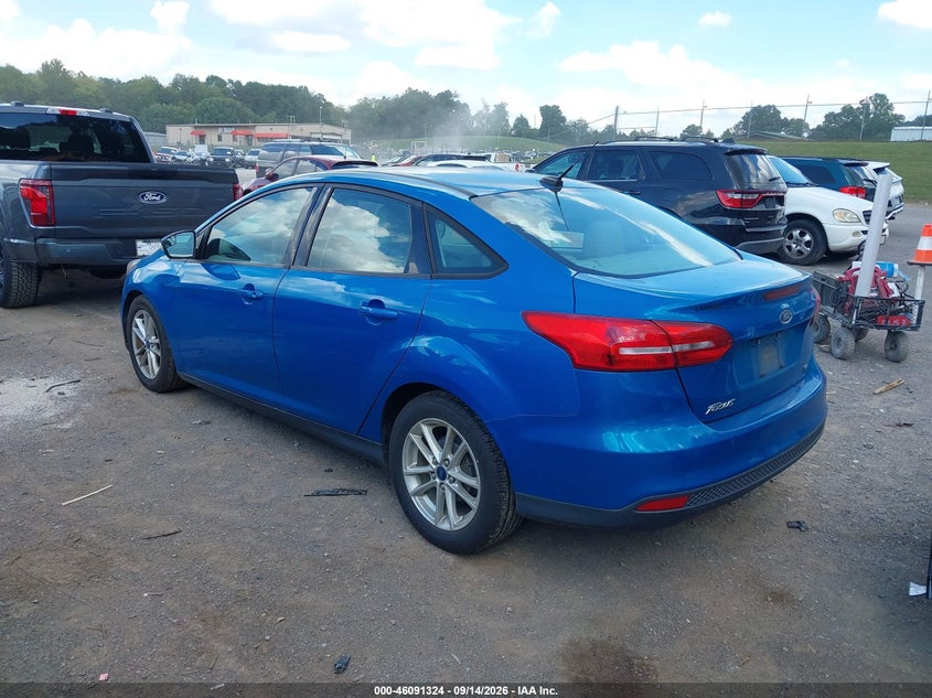 Vin: 1fadp3f26fl329905, lot: 46590931, ford focus se 20153