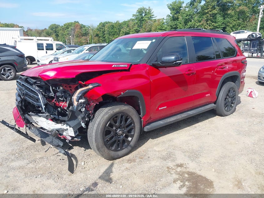 Vin: 7svaaaba9sx058203, lot: 46590946, toyota sequoia limited 20252