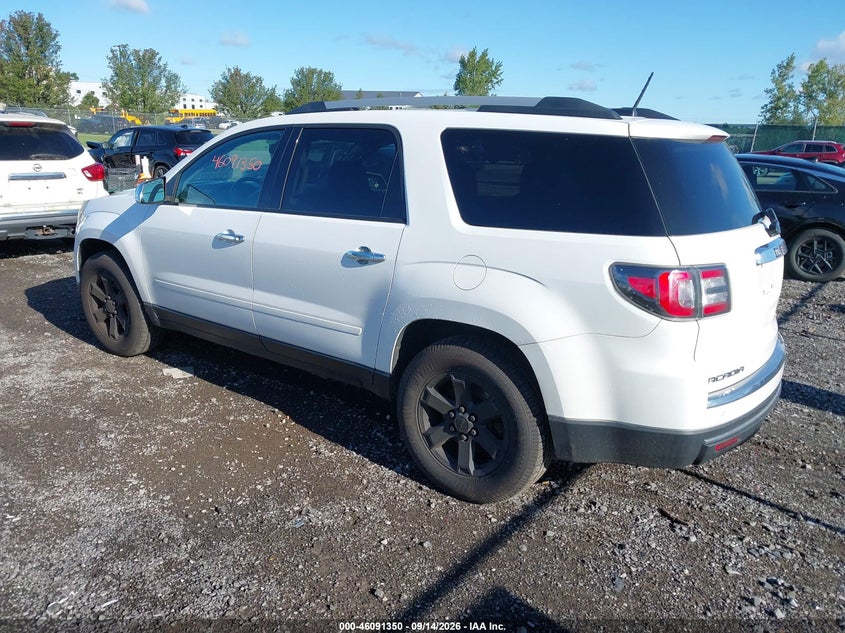 Vin: 1gkkvpkd6gj245624, lot: 46590957, gmc acadia sle-2 20163