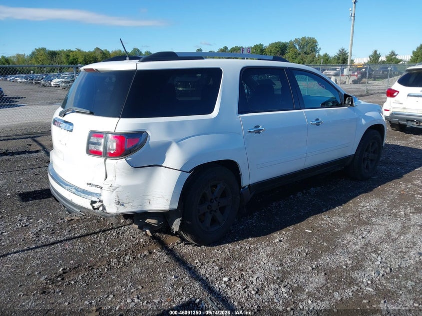 Vin: 1gkkvpkd6gj245624, lot: 46590957, gmc acadia sle-2 20164