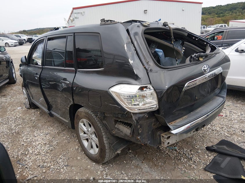 Vin: 5tdzk3eh2cs082719, lot: 46590968, toyota highlander se v6 20123
