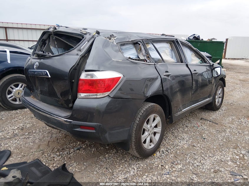 Vin: 5tdzk3eh2cs082719, lot: 46590968, toyota highlander se v6 20124