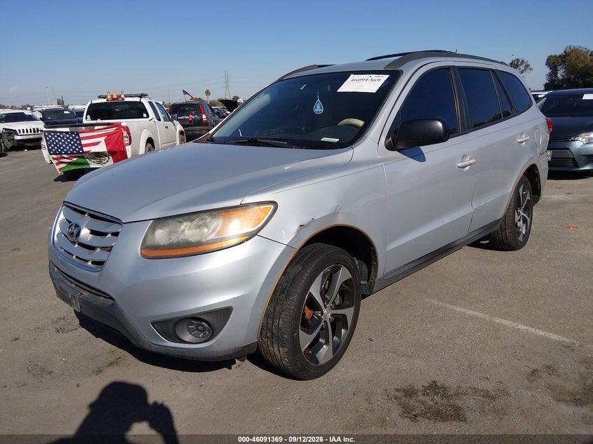 Vin: 5nmsg3ab9ah346538, lot: 46590976, hyundai santa fe gls 20102