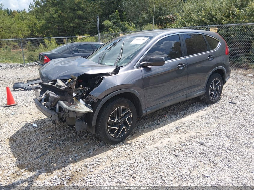 Vin: 2hkrm4h4xgh650784, lot: 46590992, honda cr-v se 20162