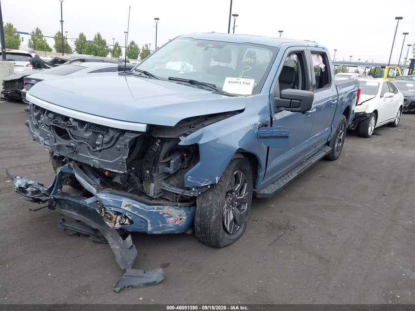 Vin: 1ft6w1ev5pwg29585, lot: 46590997, ford f-150 lightning xlt 20232