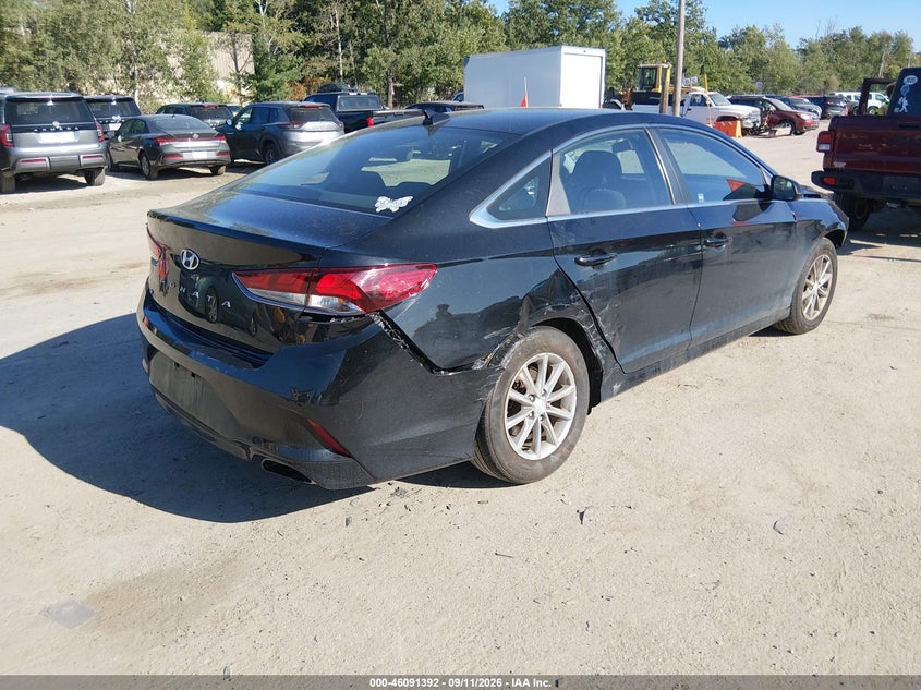 Vin: 5npe24afxjh707850, lot: 46590999, hyundai sonata se 20184
