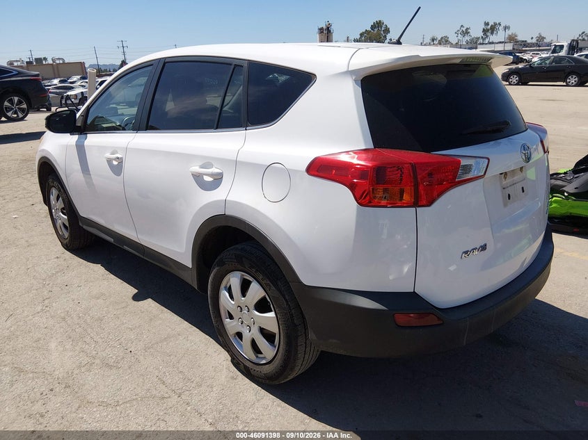 Vin: 2t3bfrev8dw051988, lot: 46591005, toyota rav4 le 20133