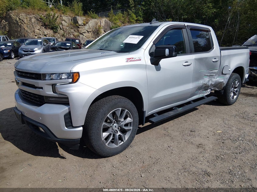 Vin: 1gcuyeet7mz127212, lot: 46591082, chevrolet silverado 1500 4wd  short bed rst 20212