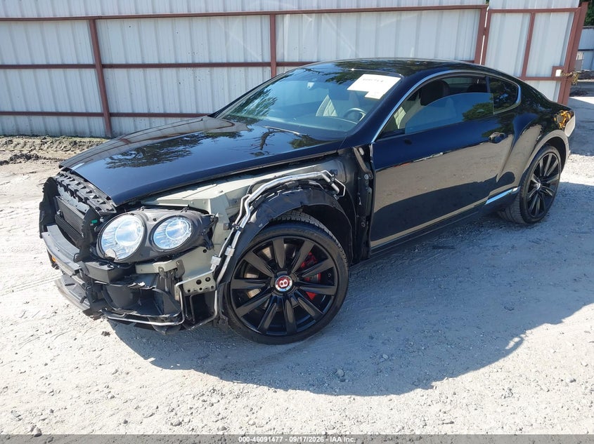 Vin: scbft7za6dc082121, lot: 46591084, bentley continental gt v8 20132