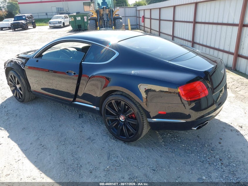 Vin: scbft7za6dc082121, lot: 46591084, bentley continental gt v8 20133