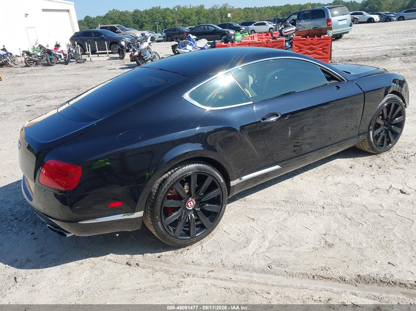 Vin: scbft7za6dc082121, lot: 46591084, bentley continental gt v8 20134