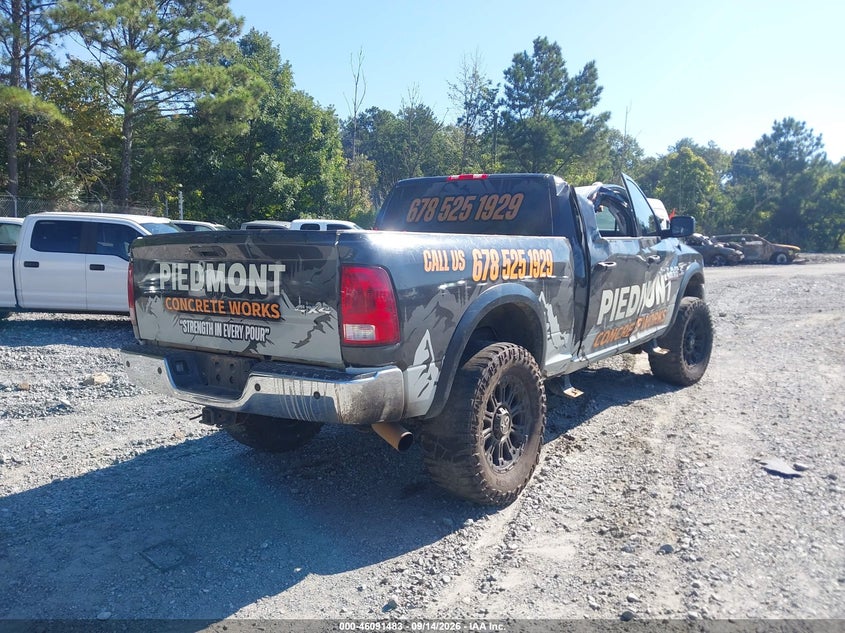Vin: 3c6ur5cl9jg370703, lot: 46591090, ram 2500 tradesman  4x4 6'4 box 20184