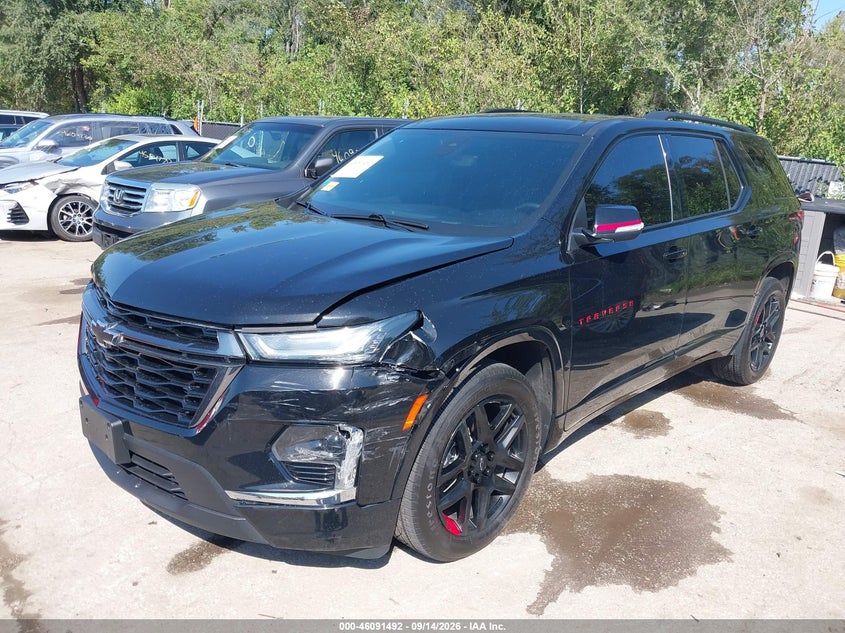 Vin: 1gnevkkw8pj199525, lot: 46591099, chevrolet traverse awd premier 20232