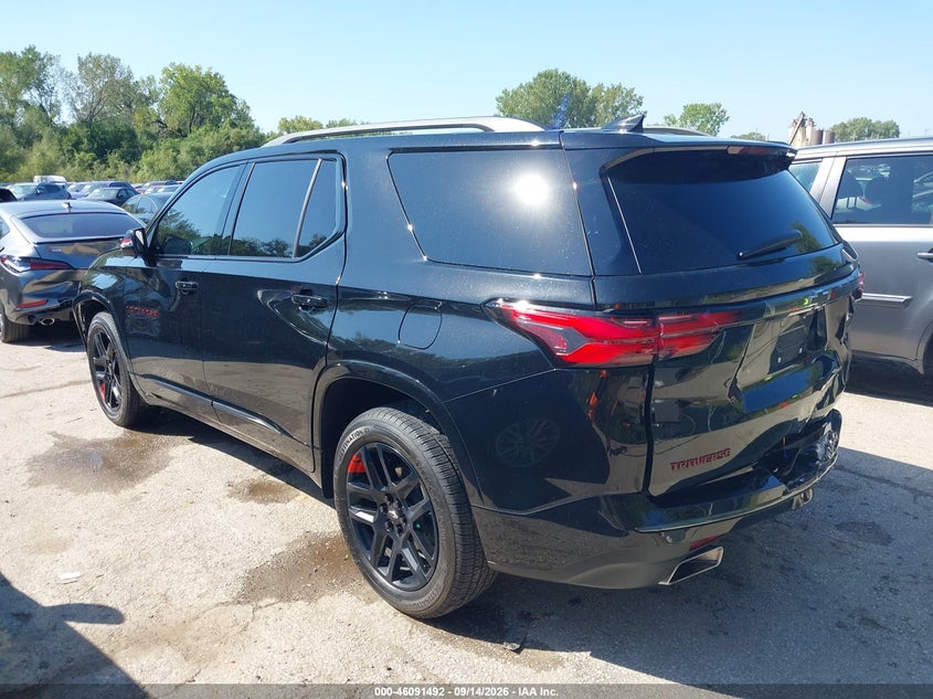 Vin: 1gnevkkw8pj199525, lot: 46591099, chevrolet traverse awd premier 20233