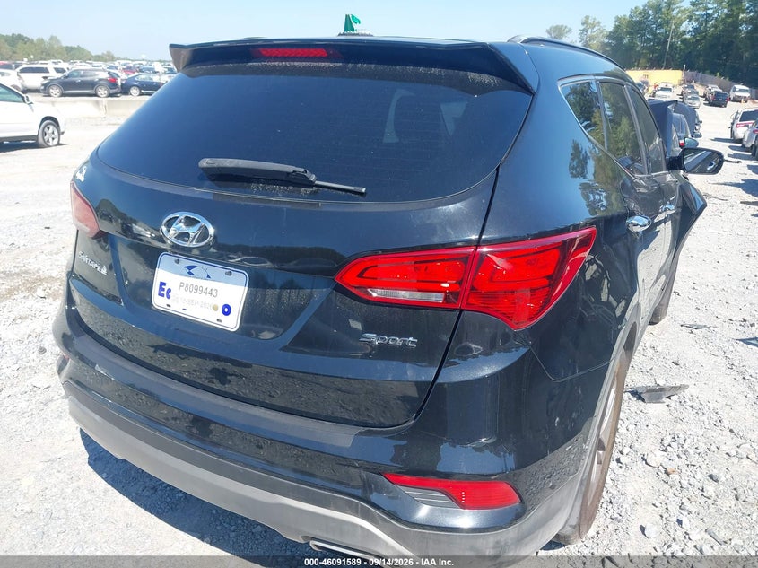 Vin: 5nmzu3lb6jh080142, lot: 46591196, hyundai santa fe sport 2.4l 20184