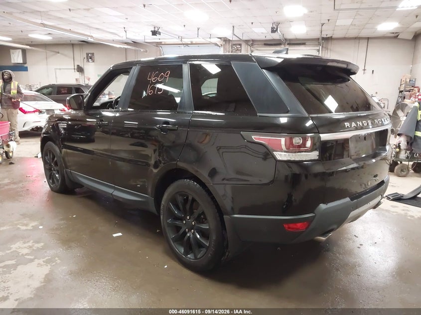 Vin: salwr2fv9ha677240, lot: 46591221, land rover range rover sport 3.0l v6 supercharged hse 20173
