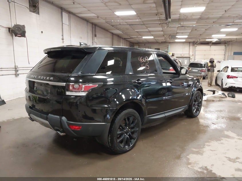 Vin: salwr2fv9ha677240, lot: 46591221, land rover range rover sport 3.0l v6 supercharged hse 20174
