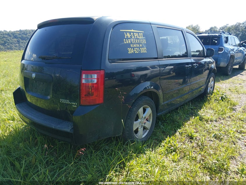 Vin: 2d4rn4de8ar185219, lot: 46591247, dodge grand caravan se 20104