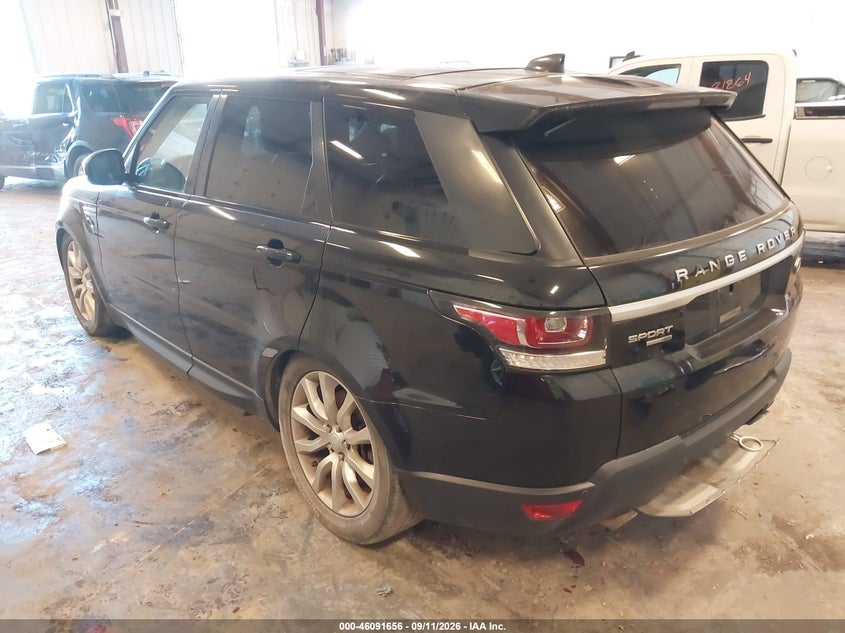 Vin: salwr2fv0ha176026, lot: 46591263, land rover range rover sport 3.0l v6 supercharged hse 20173