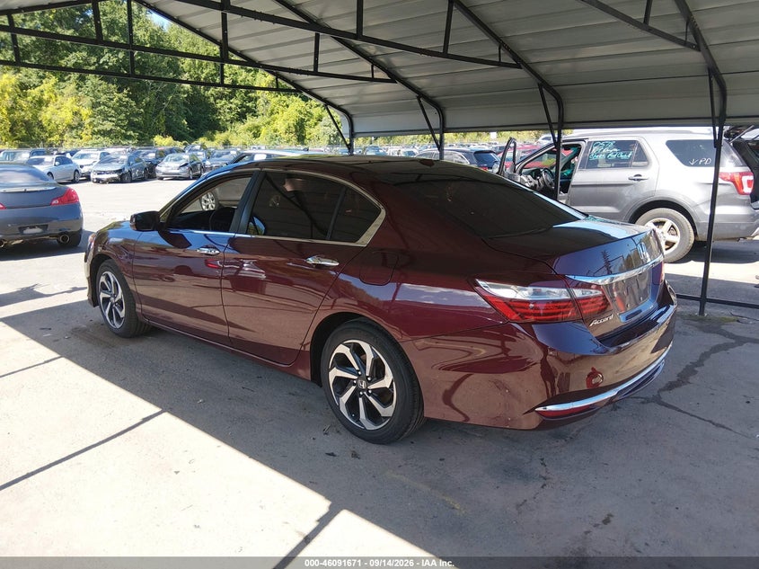 Vin: 1hgcr2f8xha027127, lot: 46591278, honda accord ex-l 20173