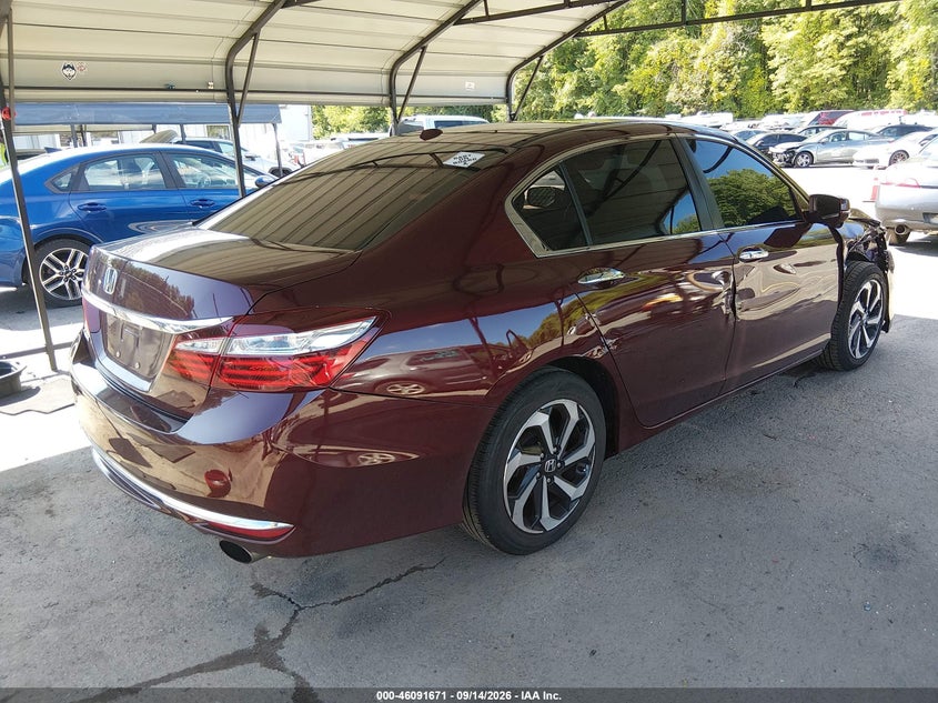 Vin: 1hgcr2f8xha027127, lot: 46591278, honda accord ex-l 20174