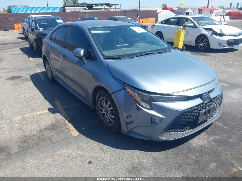 Vin: jtdeamde1mj018006, lot: 46591299, toyota corolla hybrid le 2021 img_1