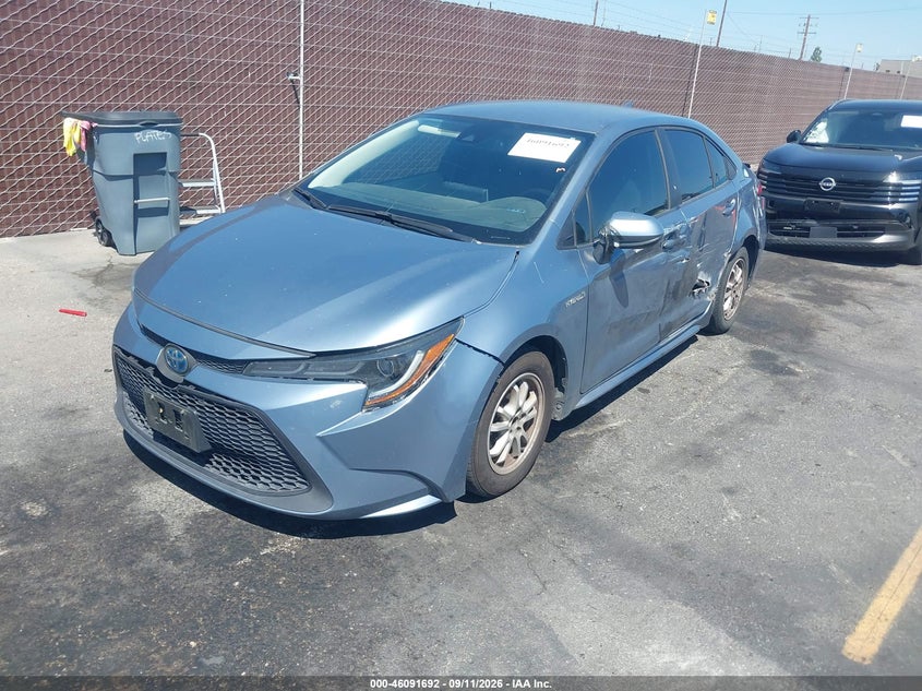 Vin: jtdeamde1mj018006, lot: 46591299, toyota corolla hybrid le 20212