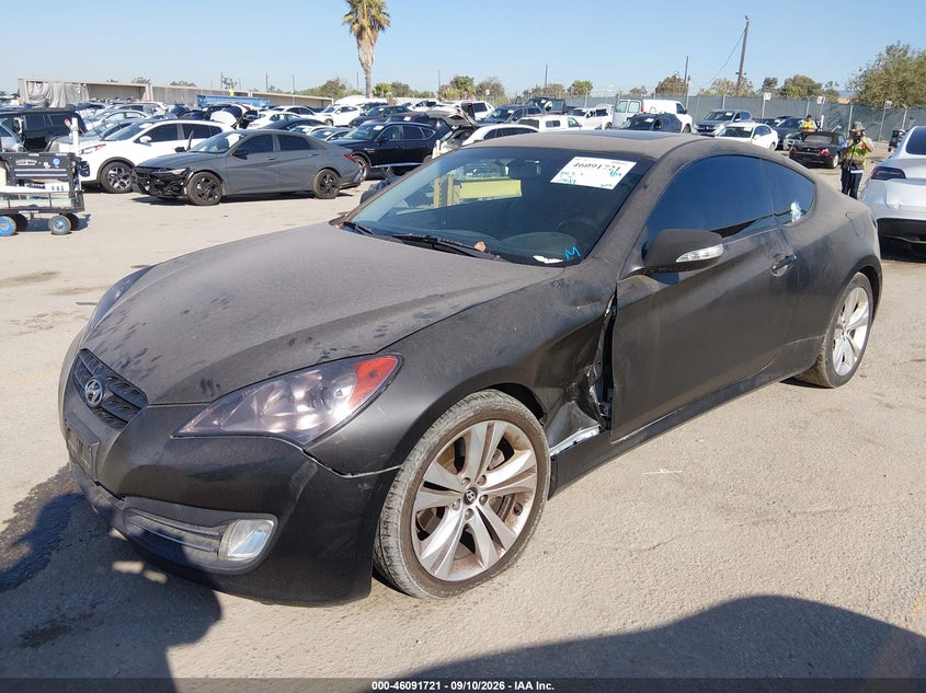Vin: kmhhu6kh7cu074201, lot: 46591328, hyundai genesis 3.8 grand touring 20122