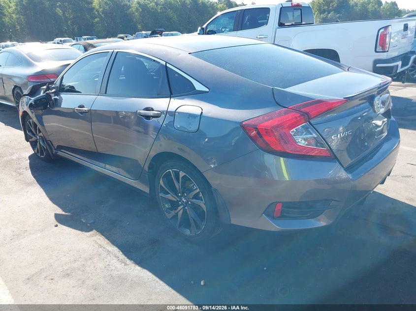 Vin: 2hgfc2f85m8556804, lot: 46591360, honda civic sport 20213