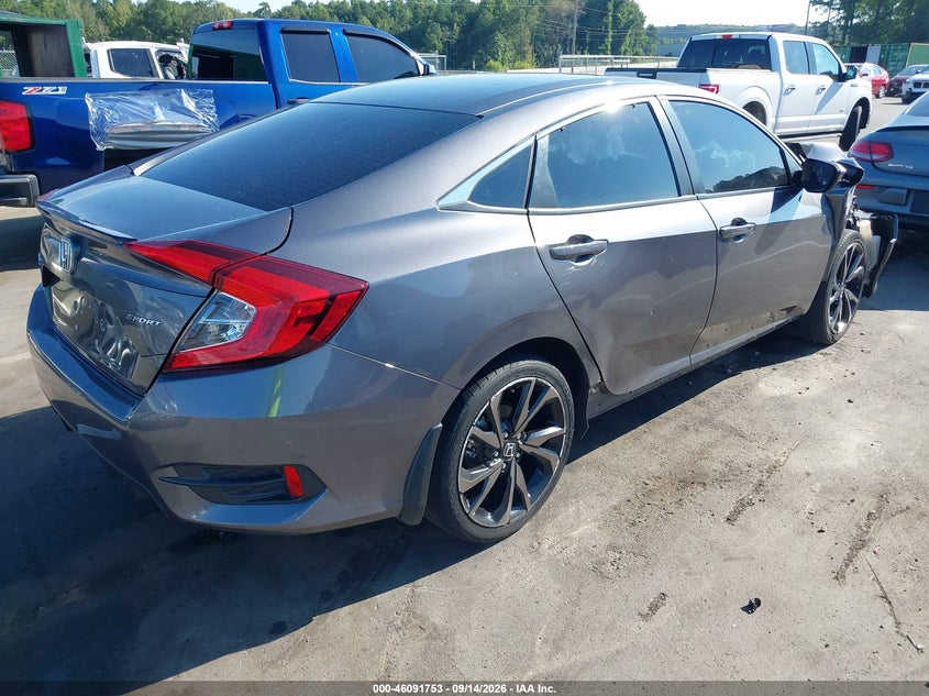 Vin: 2hgfc2f85m8556804, lot: 46591360, honda civic sport 20214