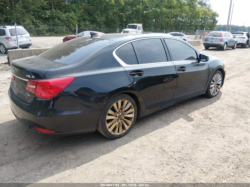 Vin: jh4kc1f5xec005445, lot: 46591371, acura rlx 20144