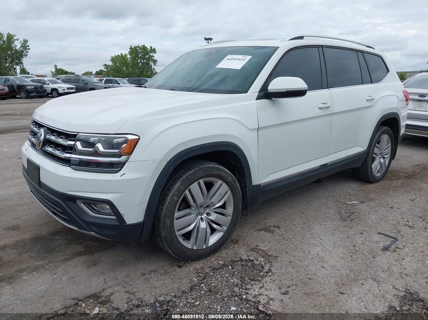 2019 Volkswagen Atlas, По колу, IAAI, VIN 1V2MR2CA1KC536477 — фото 2