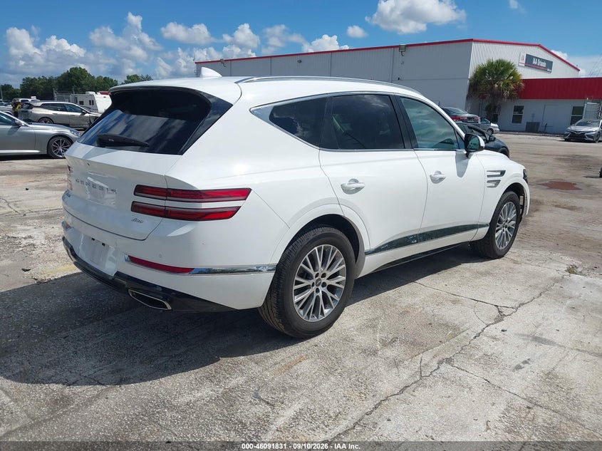 Vin: kmuhbdsb6ru170563, lot: 46591438, genesis gv80 2.5t awd 20244