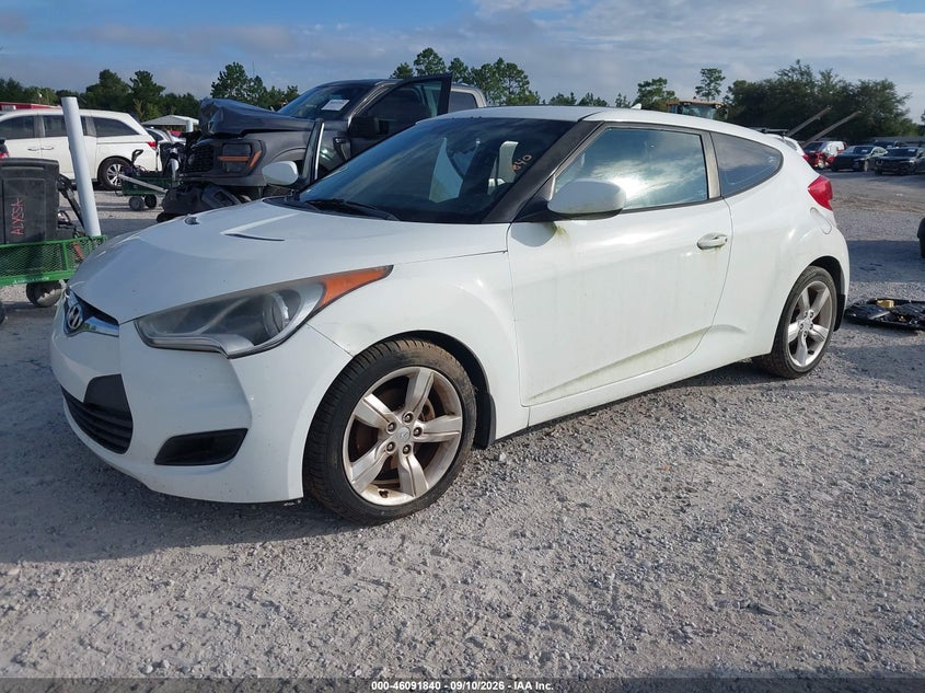 Vin: kmhtc6ad0cu050057, lot: 46591446, hyundai veloster base w/gray 20122