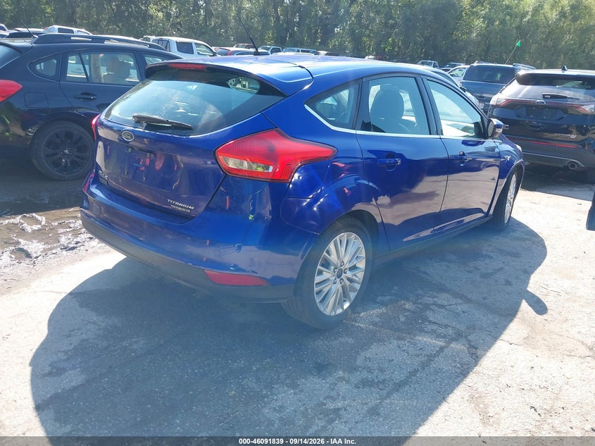 Vin: 1fadp3n25fl350228, lot: 46591447, ford focus titanium 20154