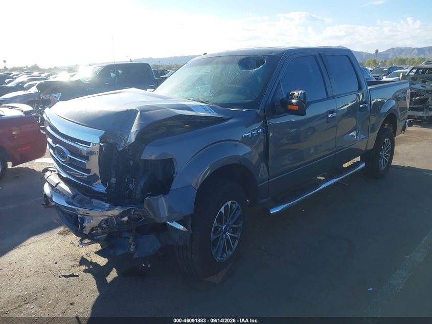 2014 Ford F-150, Front & Rear, IAAI, VIN 1FTFW1EF3EFB85998 — photo 2