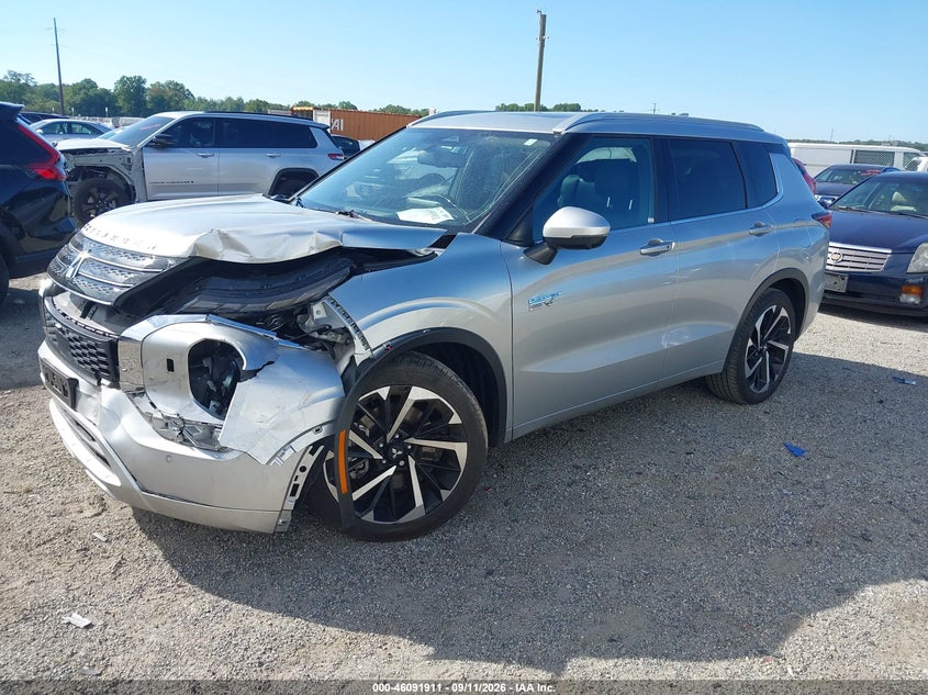 Vin: ja4t5va90pz031449, lot: 46591518, mitsubishi outlander phev sel s-awc 20232
