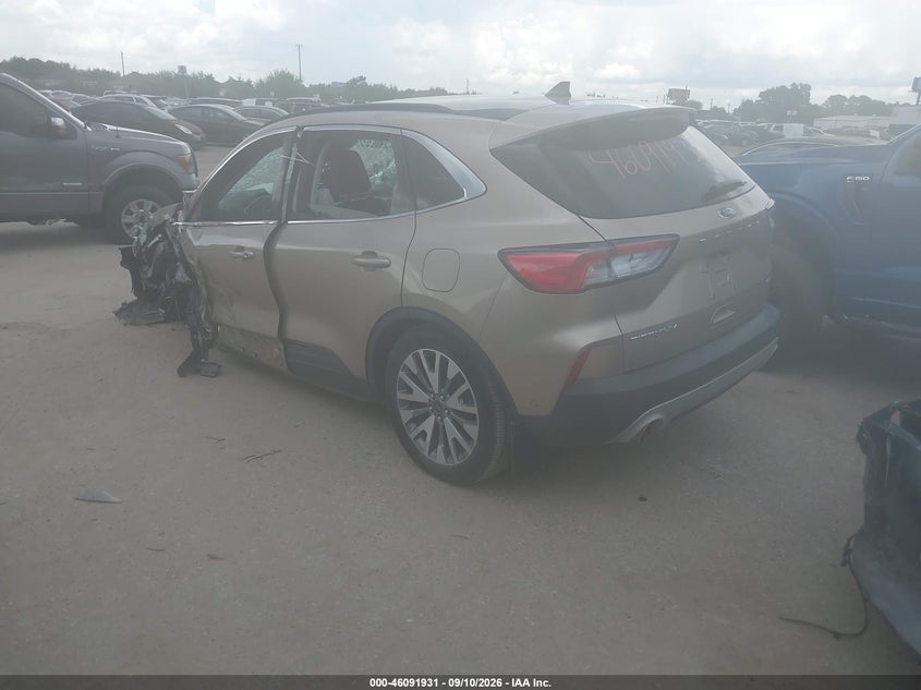 Vin: 1fmcu0dz5mua64328, lot: 46591538, ford escape titanium hybrid 20213