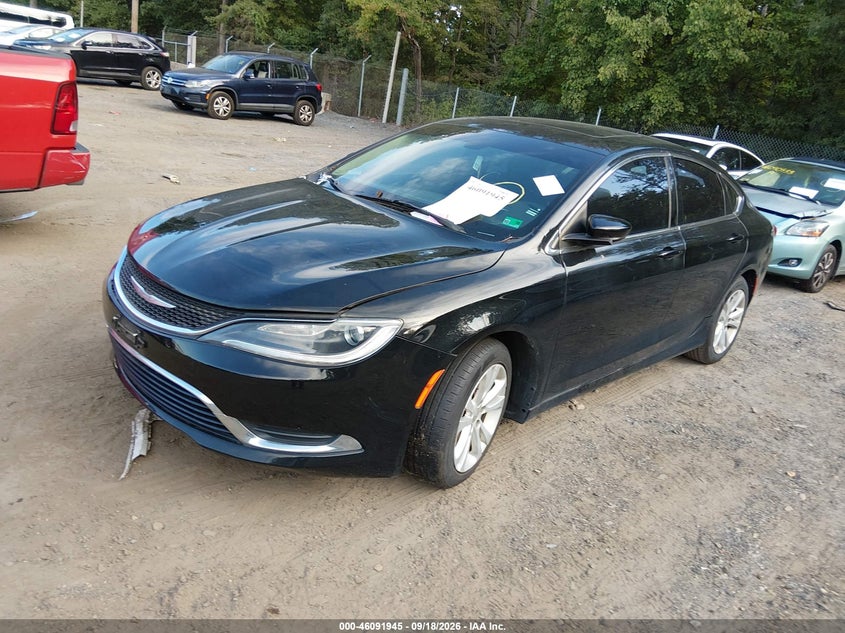 Vin: 1c3cccab0gn113664, lot: 46591552, chrysler 200 limited 20162