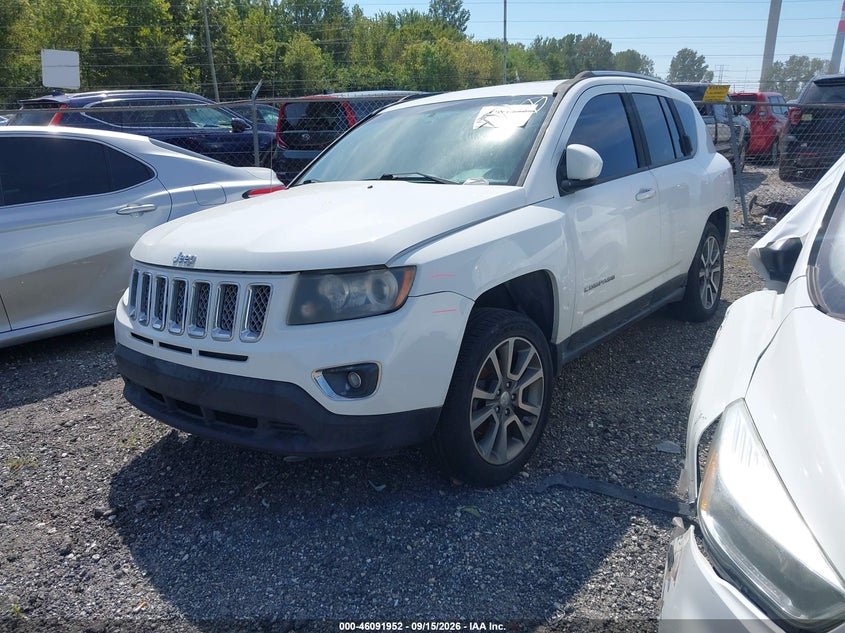 Vin: 1c4njccb5ed900507, lot: 46591559, jeep compass limited 20142