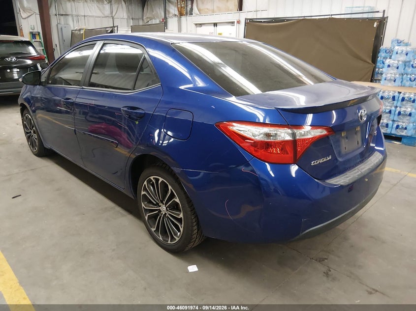 Vin: 5yfburhexfp261541, lot: 46591581, toyota corolla s plus 20153