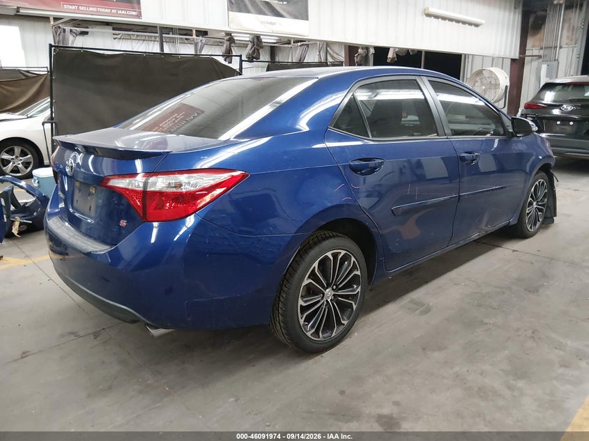 Vin: 5yfburhexfp261541, lot: 46591581, toyota corolla s plus 20154