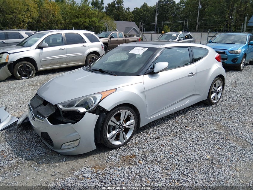Vin: kmhtc6ad0hu316281, lot: 46591591, hyundai veloster value edition 20172