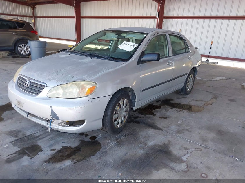 2006 Toyota Corolla, Обычный износ, IAAI, VIN JTDBR32EX60058490 — фото 2