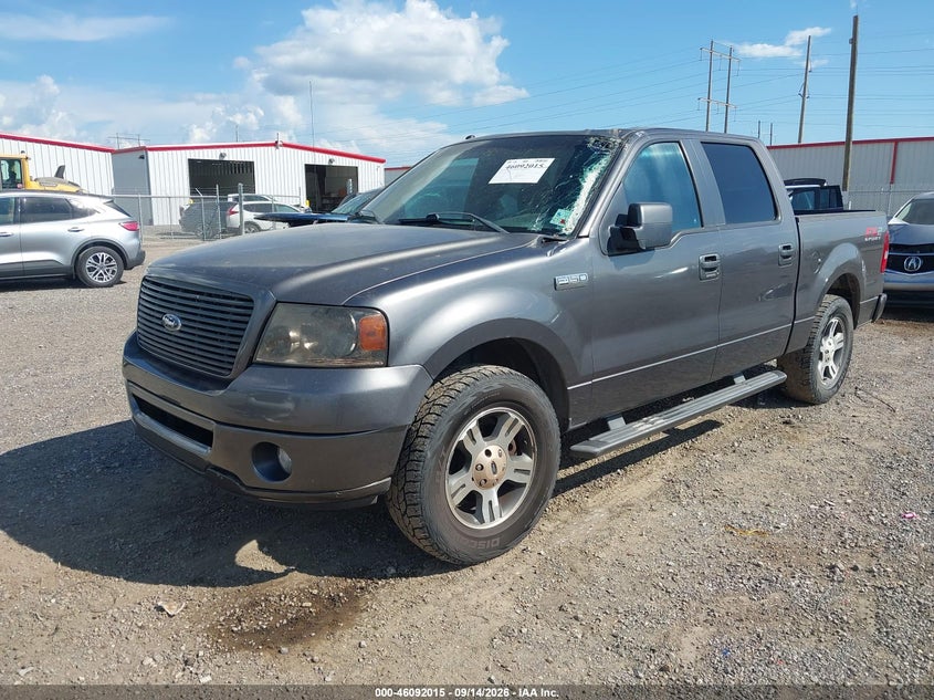 2007 Ford F-150, По колу, IAAI, VIN 1FTRW12W17KD31505 — фото 2