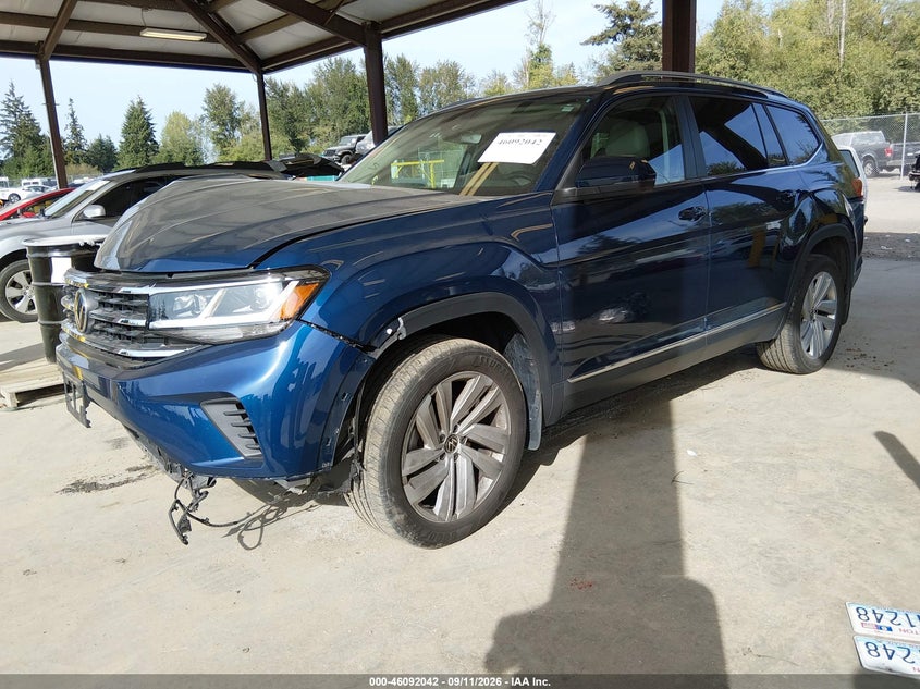 Vin: 1v2br2ca7mc500593, lot: 46591649, volkswagen atlas 3.6l v6 sel 20212