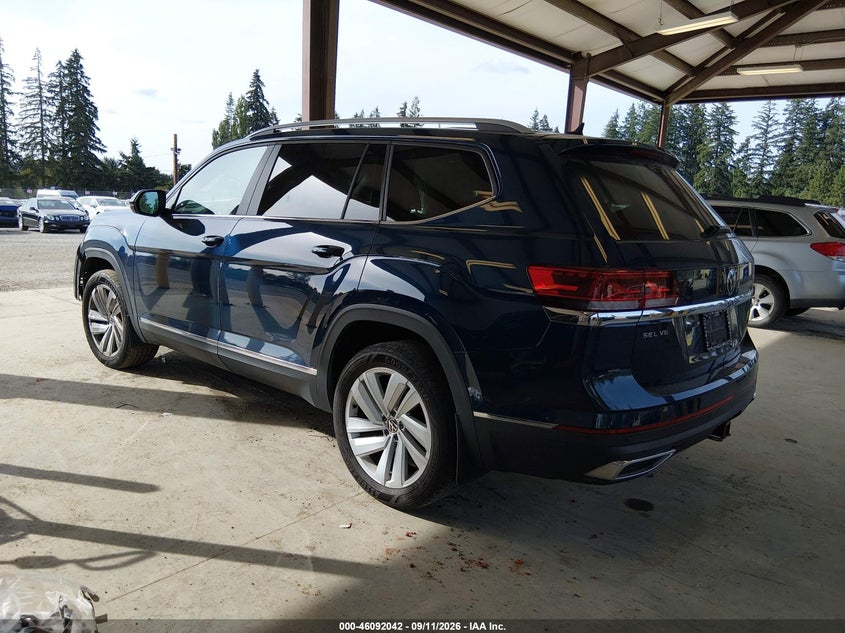 Vin: 1v2br2ca7mc500593, lot: 46591649, volkswagen atlas 3.6l v6 sel 20213