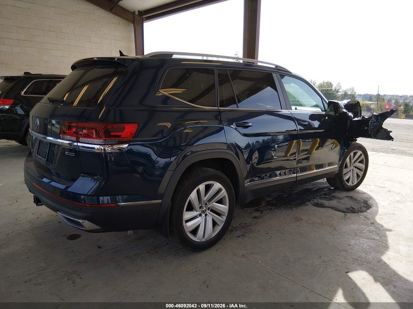 Vin: 1v2br2ca7mc500593, lot: 46591649, volkswagen atlas 3.6l v6 sel 20214